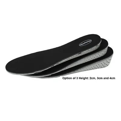 2 Pairs (2cm3cm4cm) Full Length Memory Foam Height Increase Shoe Insole Insert • $13.99