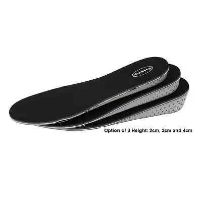 3 Pairs (2cm3cm4cm) Full Length Memory Foam Height Increase Shoe Insole Insert • $20.99