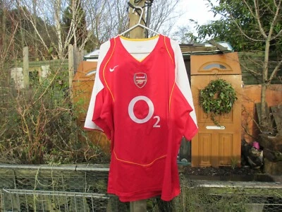 Nike Arsenal 2004-05 2004-2005 04-05 Home XL Football Shirt #14 Thierry Henry • £99.99