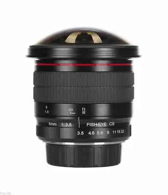Meike 8mm F/3.5 Wide Angle Fisheye Optical Lens For All Canon EOS EF Mount DSLR • $169.99