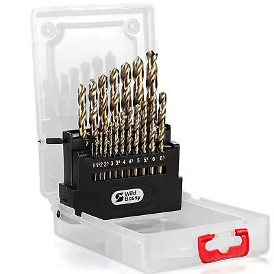 M35 5% Cobalt Metric Drill Bits Set (1mm-10mm/19pcs) Straight Shank Jobber D... • $32.90