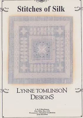 Cross Stitch Silk Stitches Tomlinson Vintage Embroidery GORGEOUS Design Sampler • $8.95