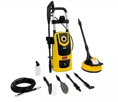 £73.99 • Buy Wolf 140 Bar Super Blaster Pressure Washer With Outdoor & Car Accessories NEW