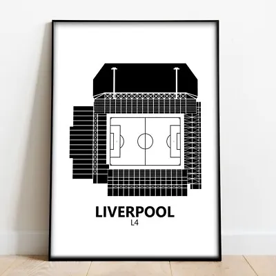 £7.99 • Buy Liverpool Anfield Stadium Aerial View Art | Print | Poster | Canvas | Mouse Mat