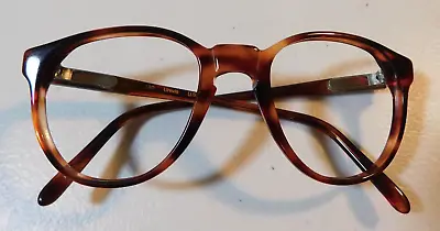 Vintage UNIVIS P3 Demi Amber 48/19 Eyeglass Frame New Old Stock #296 • $9.99