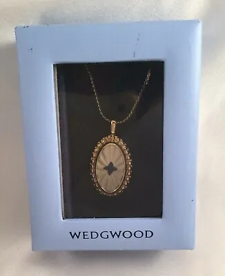 £169.35 • Buy Vintage Jewellery Wedgwood Cameo Pendant Gold Chain Necklace Wedgewood Jewelry
