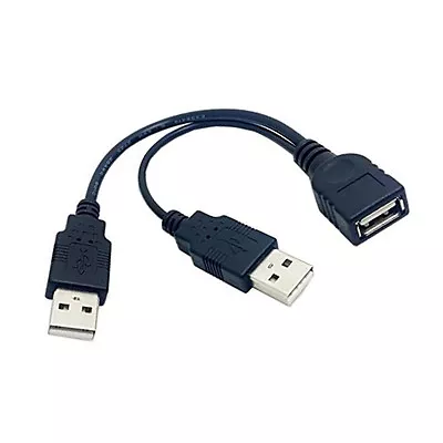 15  USB 2.0 High Speed Type A Female To Dual Male Extension Y Adapter Cable • $7.45