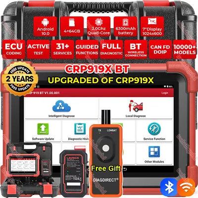 LAUNCH X431 CRP919X BT PRO Car Bidirectional Full System Diagnostic Scanner Tool • $479