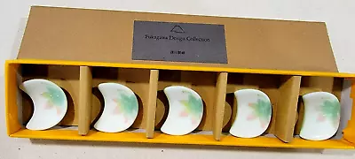 Vintage Fukagawa Design Collection Porcelain Chopstick Rests (5) In Original Box • $22