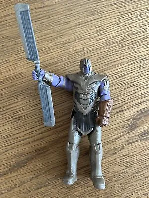 THANOS 6 Inch Hasbro Marvel Avengers Endgame 2018 Action Figure With Weapon • £2.99