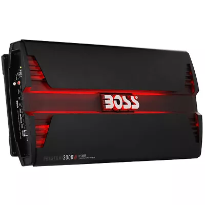 1 BOSS AUDIO SYSTEMS PT3000 Amplificatore 2 Canali 3000 Watt Max Bagagliaio Car • £1177.37