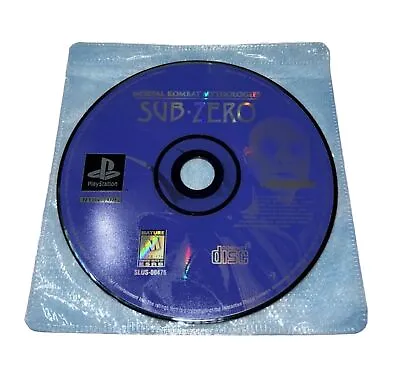 Mortal Kombat Mythologies Sub Zero PlayStation 1 PS1 Disc Only Tested & Works • $34.99