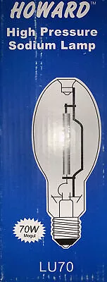 Bulb High Pressure Sodium LU70 ED23.5 70 Watt ED23.5 Bulb Shape Lamp Mogul • $14.88