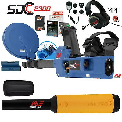 Minelab SDC 2300 All Terrain Gold Metal Detector With Pro Find 15 Pinpointer • $3178.99