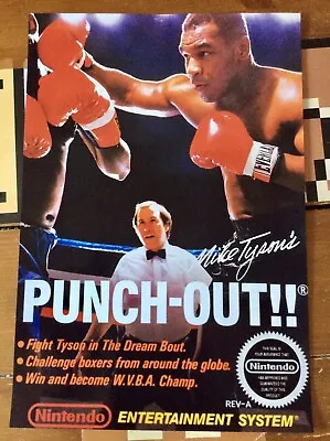 Mike Tyson’s Punch-Out NES Cover Poster 13 X 19 • $9