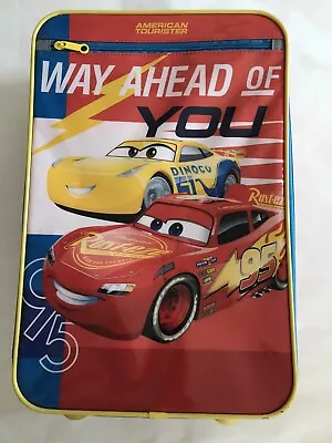 American Tourister Disney Cars Lightning McQueen Child’s Suitcase/Luggage Wheels • $33.50