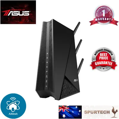 $69 • Buy Asus RP-AC1900 Dual Band WiFi AIMESH Extender Access Point OEM