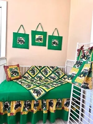 John Deere Heartland  Crib Bedding 7 Pc. • $250