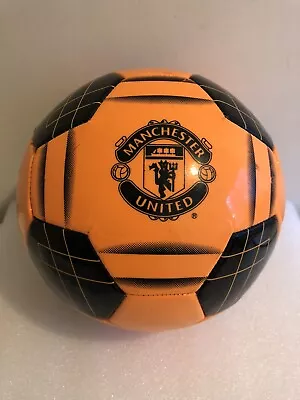 MANCHESTER UNITED - 1997 Vintage Orange Football Size 5 Ball Man Utd Man U -RARE • £22.99