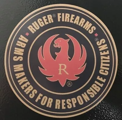 RUGER Sticker Patch Magnetic - 4.5 Inch - Round  - Free Shipping • $10