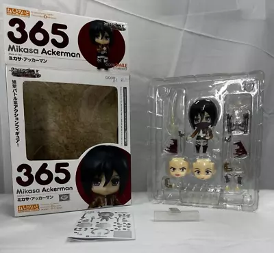 Nendoroid Figure 365 Mikasa Ackerman Attack On Titan Vinyl Figure Good SmileREAD • $34.99