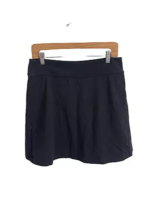 Athleta Women’s Black Tennis Skort Mini Golfing Skirt Athleisure Size Medium • $15.95