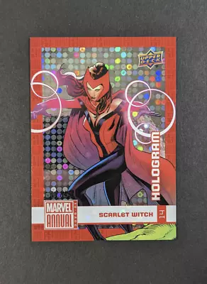2020-21 Marvel Annual Scarlet Witch Hologram /49 - Upper Deck - PLEASE READ • $59.95