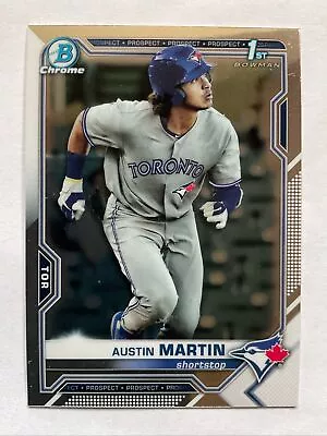 2021 Bowman Chrome AUSTIN MARTIN 1st Bowman Card RC Minnesota TWINS #BCP-87 • $2.99