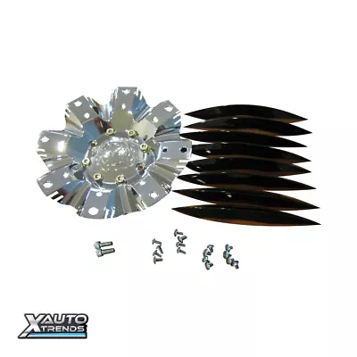 Voo Doo Series 415 Chrome W/ Black Spear Inserts 3267 Complete Kit As Shown • $99.99