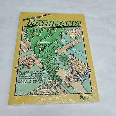 2 Highlights Mathmania 1999  Magazines For Math Activities White/Yellow Sealed • $19.99