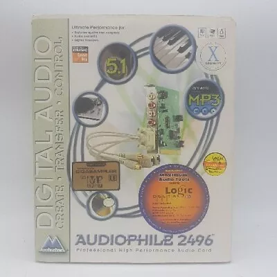 M-Audio AUDIOPHILE 24/96 PRO SOUNDCARD MIDI AUDIO Accelerator 2496 Audio Card • £20.97