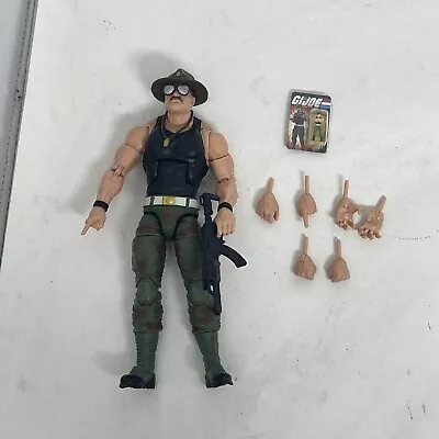 G.I. Joe Classified Sgt. Slaughter Loose Complete Free Shipping S • $33.12