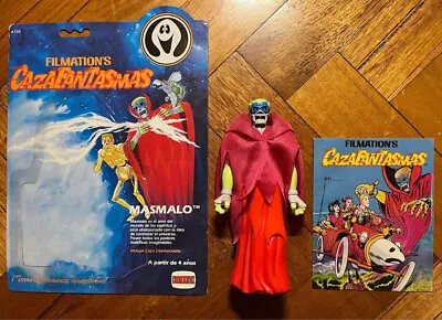 Filmation Ghostbusters Prime Evil 1987 Vintage Figure With Card Back And Comic • $270