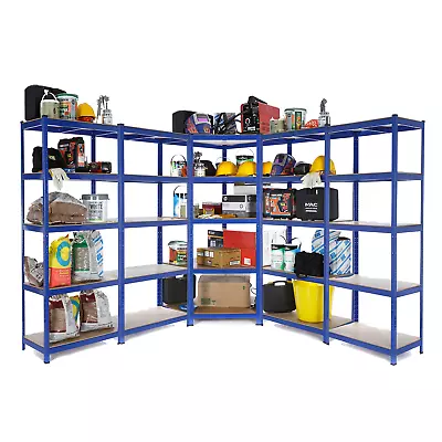 1 Corner Garage Racking/Shelving & 4 X 900mm Bays Metal Heavy Duty Shelving • £289.99