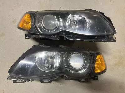 ‘01 - ‘05 E46 BMW 3 Series Xenon Headlight Assemblies W/ Turns 325i 330i OEM • $399.99