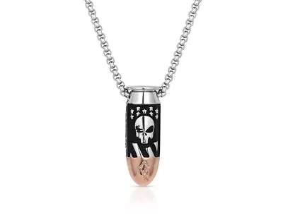 Montana Silversmiths Necklace Mens Deadeye Chris Kyle 27.5  CKNC5792 • $85