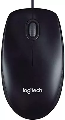 $12.80 • Buy Logitech Corded Mouse M90 Black Wired USB Optical Tracking | NEW | FREE SHIPPING