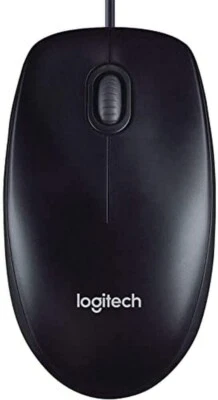 $12.80 • Buy Logitech Corded Mouse M90 Black Wired USB Optical Tracking | NEW | FREE SHIPPING