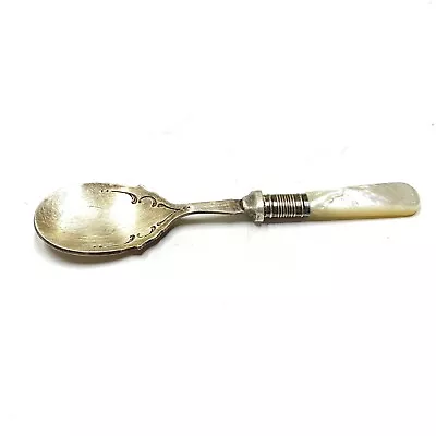 Vtg Jam Spoon Mother Of Pearl Handle Epns W A1 Flatware P1 • $19.95