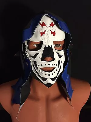 La Parka Death Skull!wrestling-luchador Mask!! La Muerte!! Awesome!! Handmade!! • $17.99