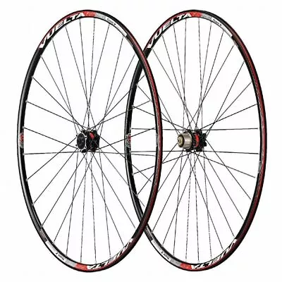 $479.99 • Buy Vuelta Alloy 28H/28H Team V 29er 6-bolt Disc Brake 10 Speed Wheelset 29  Black
