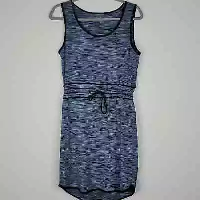 Athleta Dress Drawstring Waist Sleeveless Heathered Gray Athleisure WOmens S • $18.95