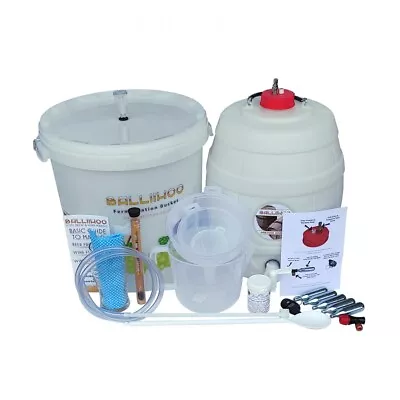 Beer Brewing Equipment Starter Set With Barrel And CO2 Top Up System • £80.74