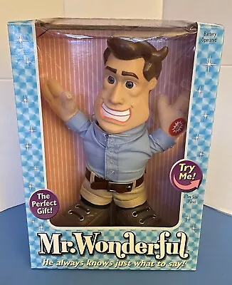 Mr. Wonderful 12”Talking Doll 16 Phrases The Perfect Husband New In Original Box • $59