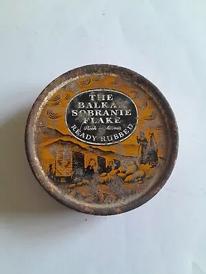 The Balkan Sobranie Flake Small Tobacco Tin • $9.95