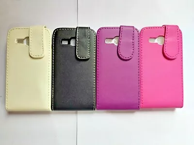 Vertical Style PU Leather Flip Phone Case Cover For Samsung Galaxy Ace 3 S7270 • £3.95