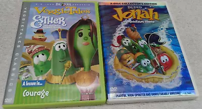 2 Set Dvd Veggietales Esther  A Lesson In Courage And Johan Movie 2003 2008 • $3.99