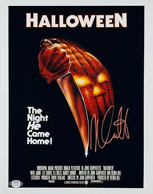 Nick Castle Michael Myers Signed Halloween Movie Poster 11x14 Coa Psa/dna • $89.99