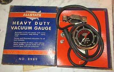 $18 • Buy Allstate Heavy Duty Vacuum Gauge & Fuel Pump Tester - IOB 8989