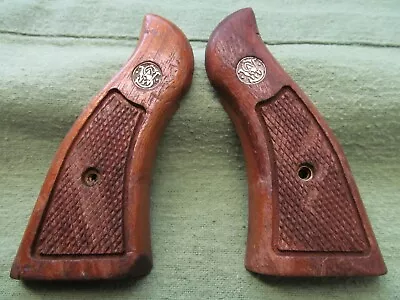 Factory Smith & Wesson / S&W K-Frame Magna Grips - 1970's-1980's Grips -No Screw • $22.95